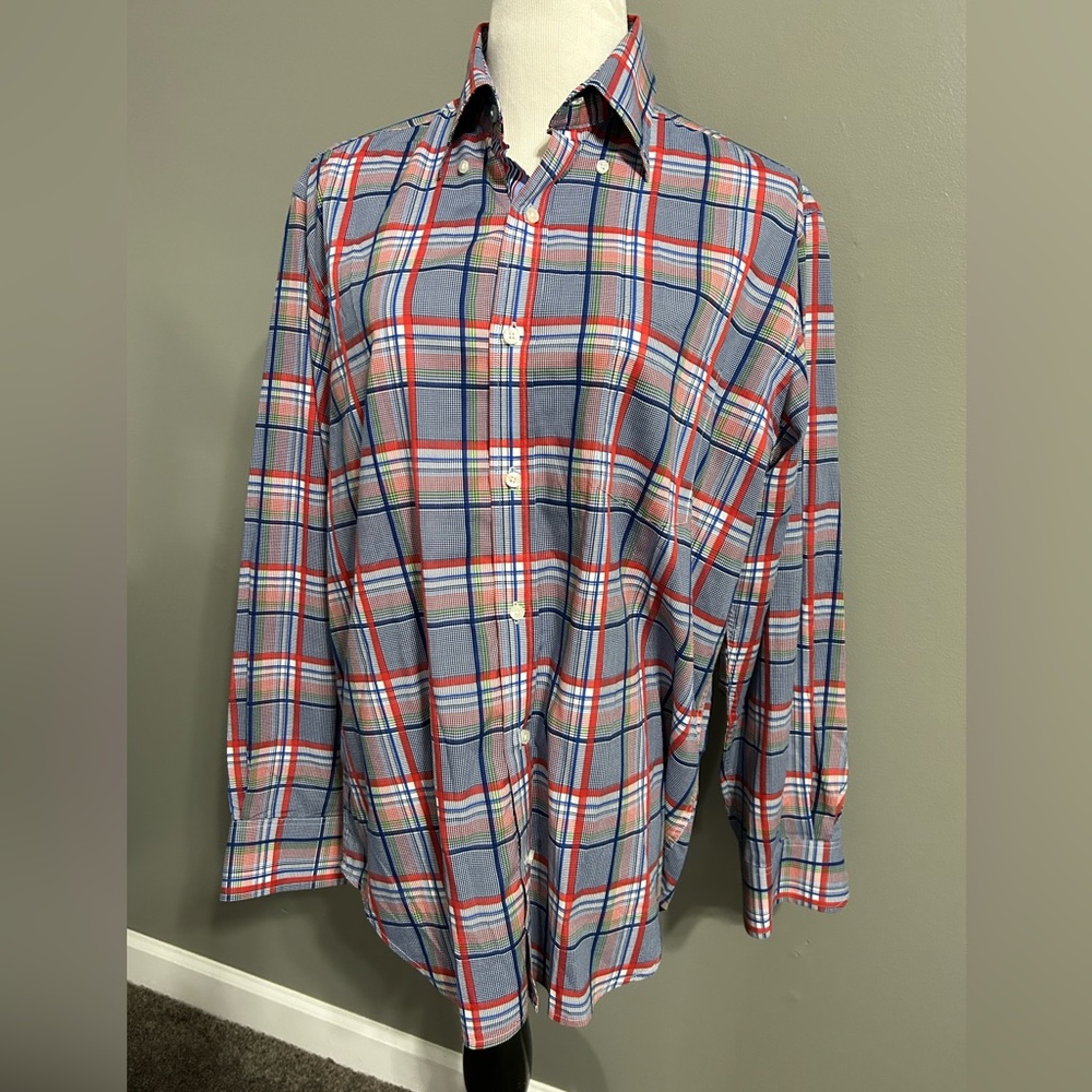 Tailorbyrd collection men’s size large button-down‎ shirt